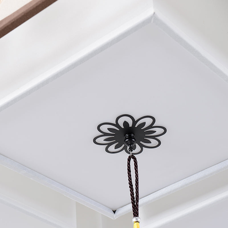 Lumo moderno a soffitto a sfioramento lampada a soffitto minimalista con tonalità in tessuto