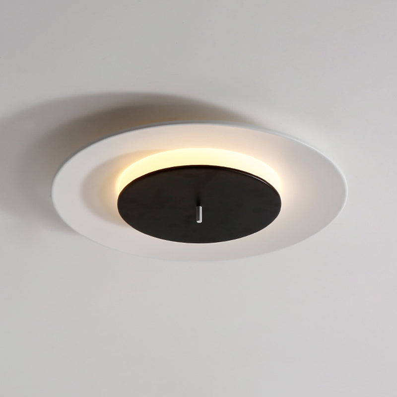 Metalen cirkel plafond verlichtingsarmatuur Noordse LED-plafond gemonteerd armatuur