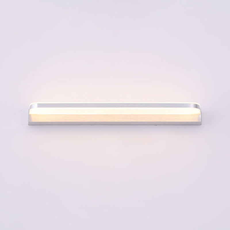 Lineaire SCONCE LIMMUTE Moderne stijl LED -metalen wandgemonteerd licht met lichaamsinductie