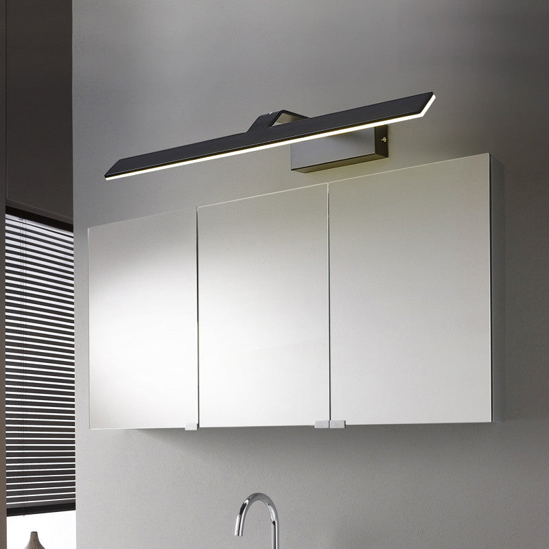 Lineaire wandkandelverlichting Moderne LED -metalen wandverlichtingsarmatuur met acrylschaduw