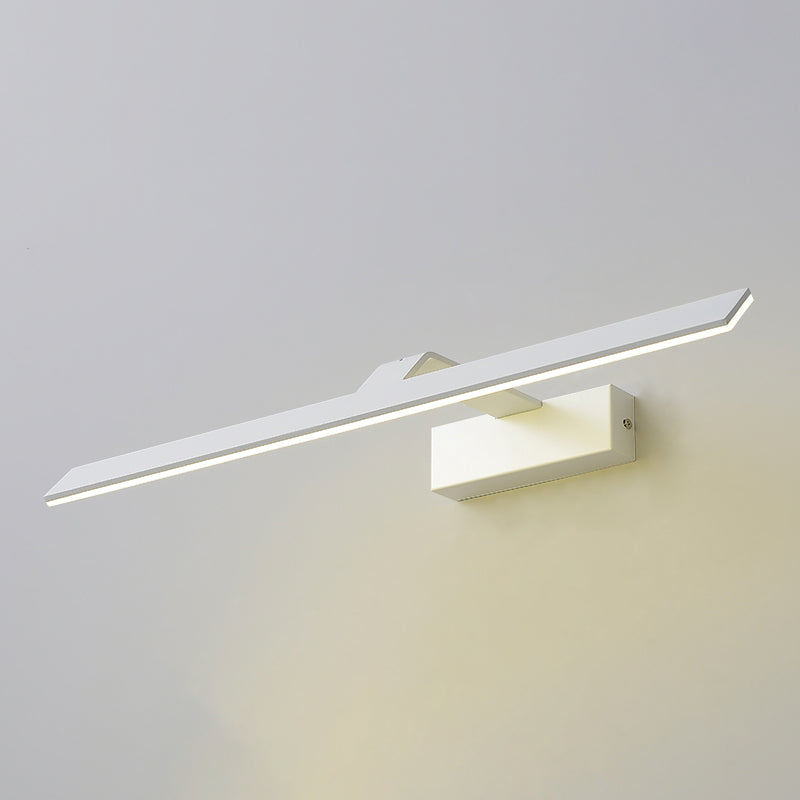 Lineaire wandkandelverlichting Moderne LED -metalen wandverlichtingsarmatuur met acrylschaduw