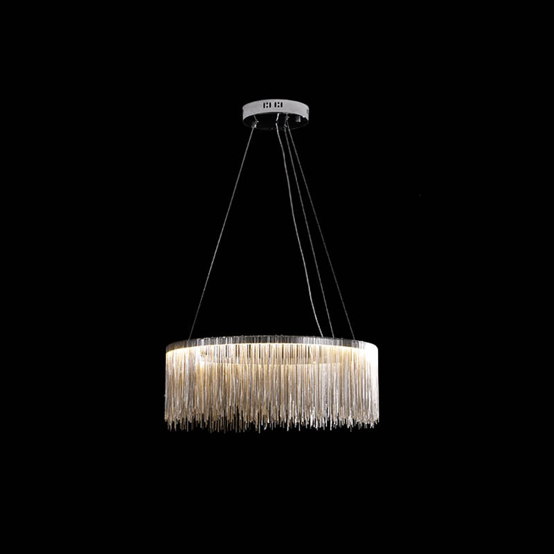 Postmodern Style Tassel Chandelier Light Nordic Minimalist Style Pendant Lamp for Bedroom