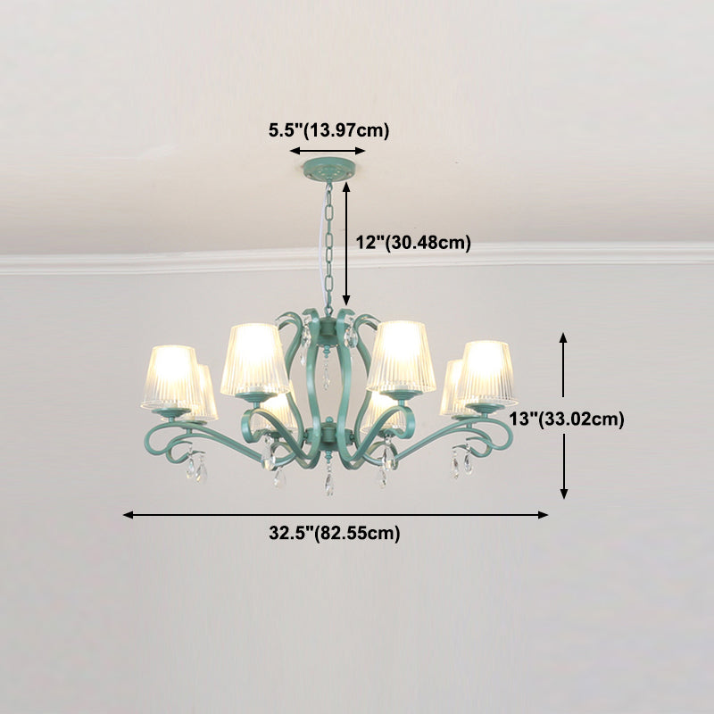 Multi Light Hanging Lamp Geometry Shape Chandelier for Living Room