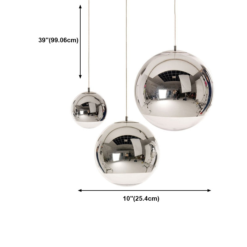 Balle suspendue Light Modern Style Verre 1 Lumière Flush Sanging Lights