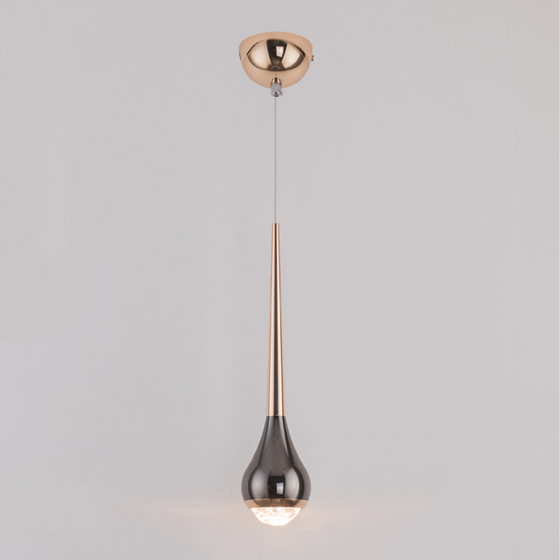 Géométrie Forme Pendant Light Métal contemporain 1 Éclairage pendentif clair en noir