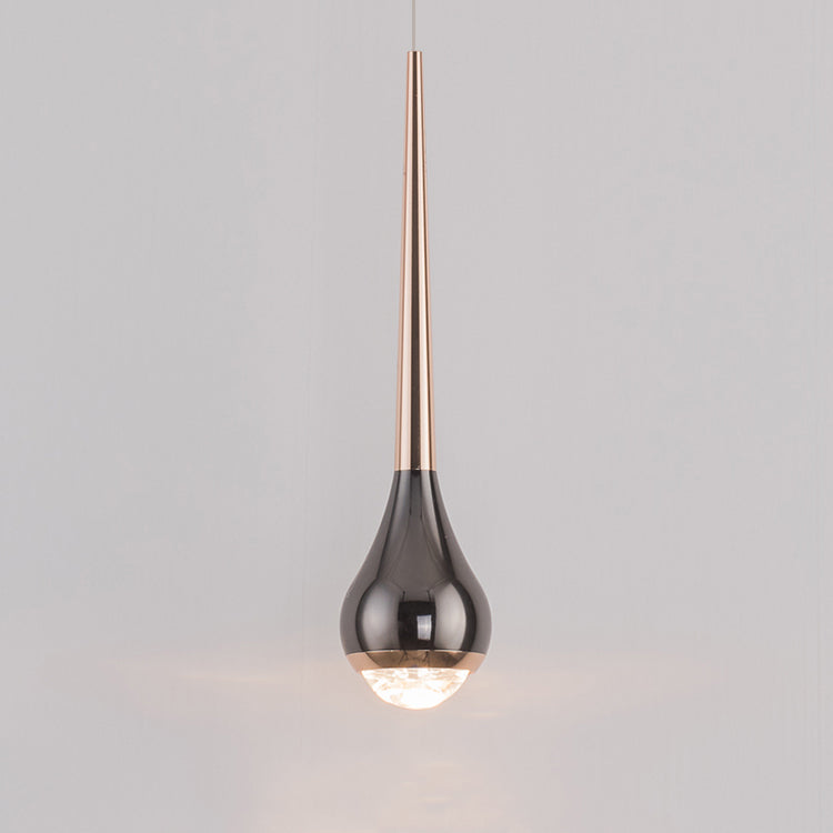 Géométrie Forme Pendant Light Métal contemporain 1 Éclairage pendentif clair en noir