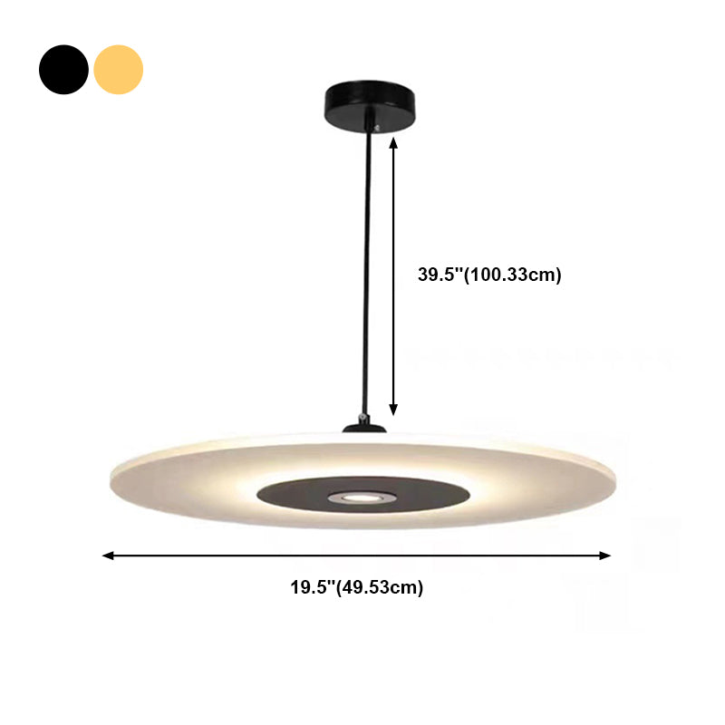 Nordic-Style Pendant Ceiling Light Metal LED Hanging Light Fixture