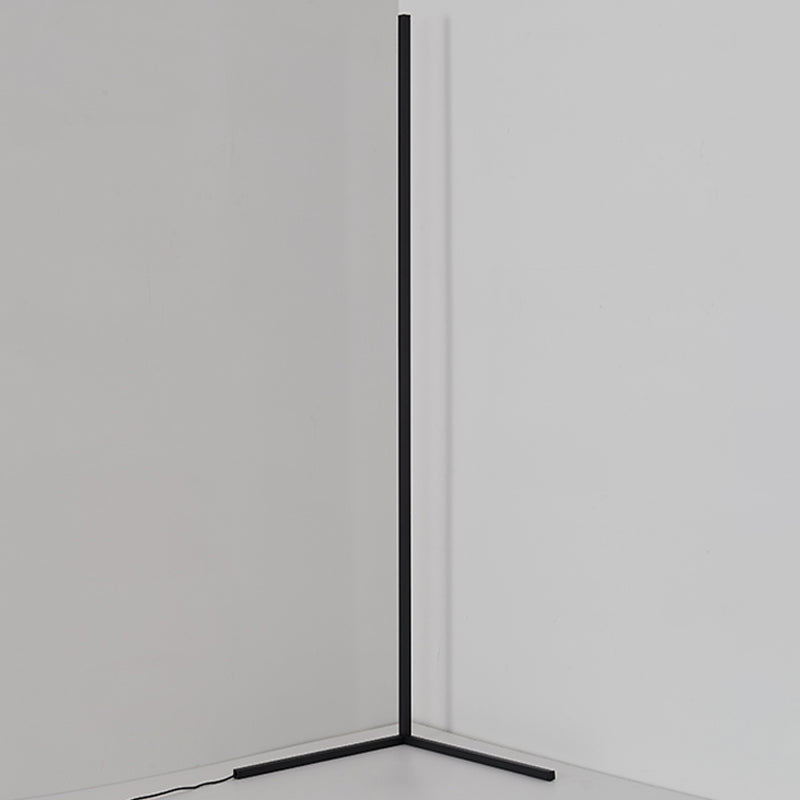 Modern Triangle Floor Light 1-Light LED Floor Standing Lamp with Acrylic Shade for Bedroom