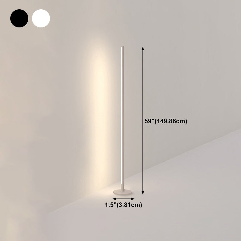 Metall lineare Formbodenbeleuchtung moderne 1-Licht-Bodenmontageleuchte