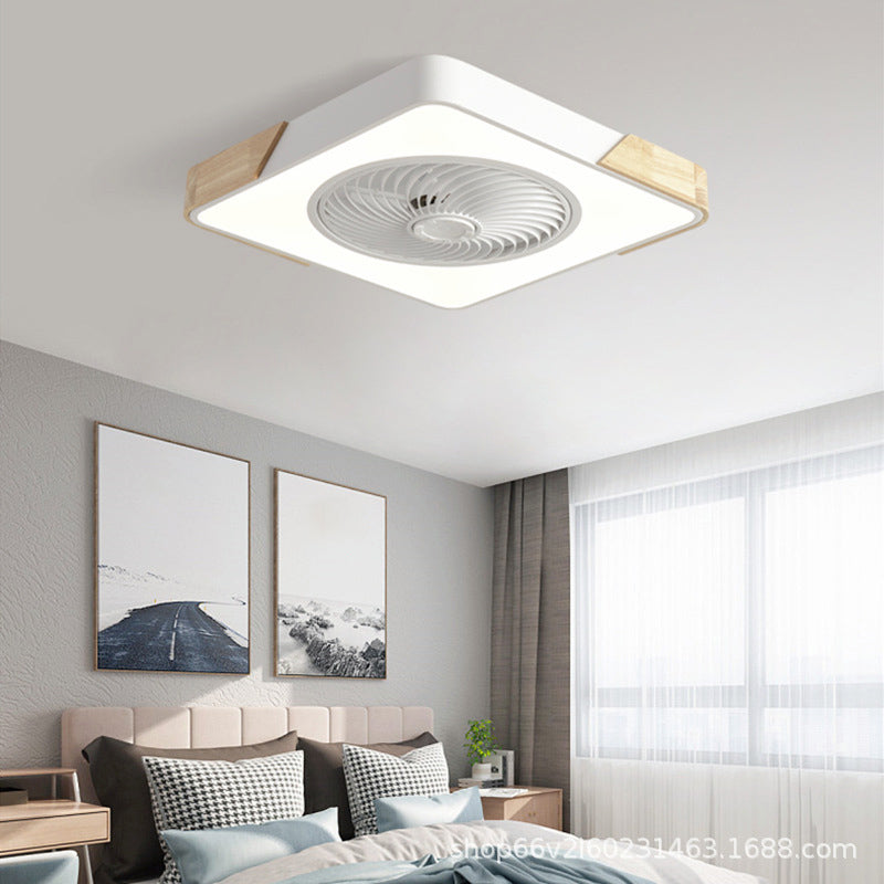 Modern Style Ceiling Fan Light 1-Light LED Ceiling Mount Light with Acrylic Shade