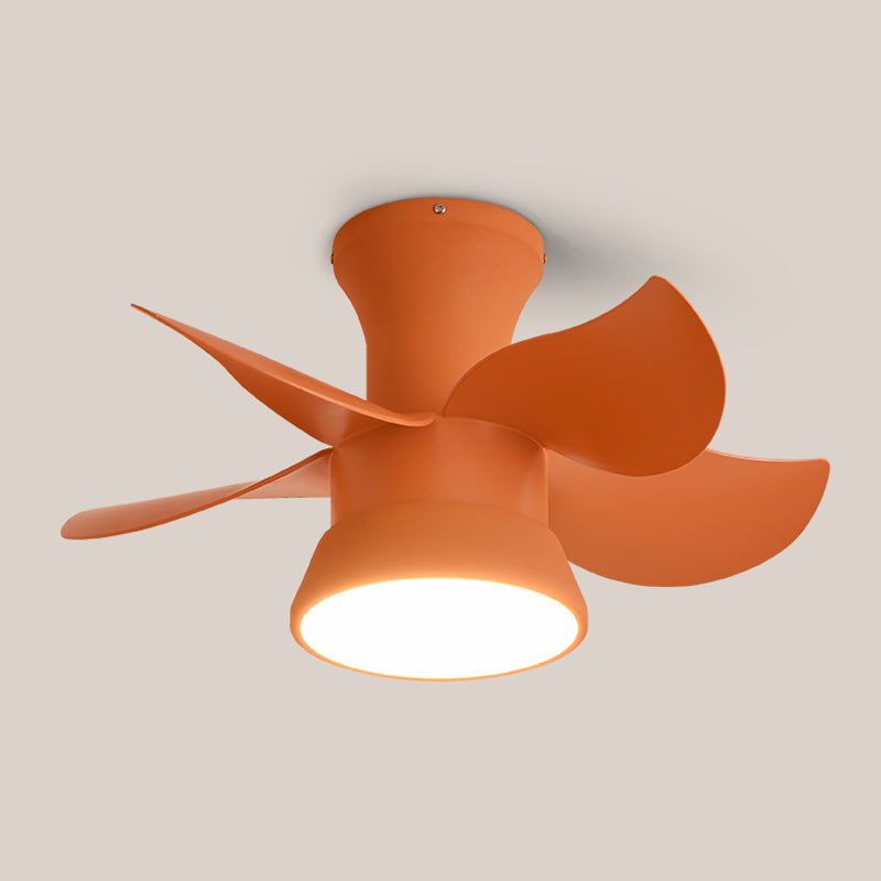 Modern Style Ceiling Fan Lighting Metal 1 Light Ceiling Fan Light for Children's Room