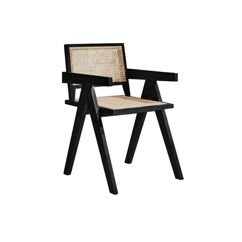 Modern Wood Kitchen and Dining Room Chair Open Back Dining Side Chair