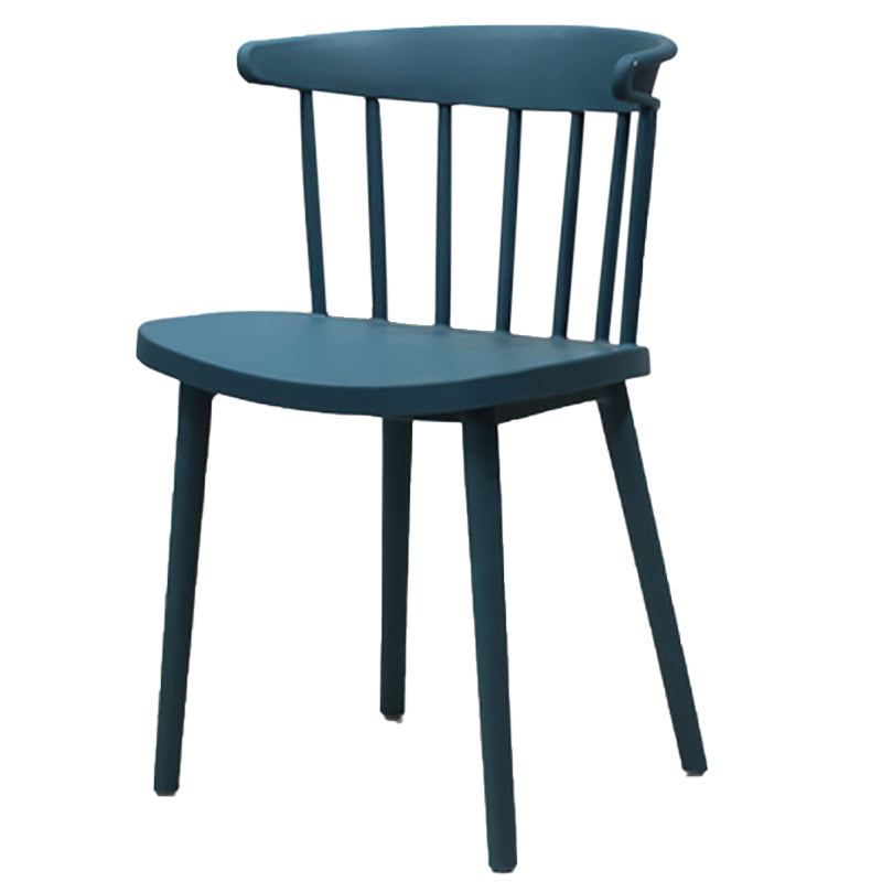 Modern Style Stackable Plastic Chair Windsor Back Folding Side Chair 16.5"x15"x29.9"