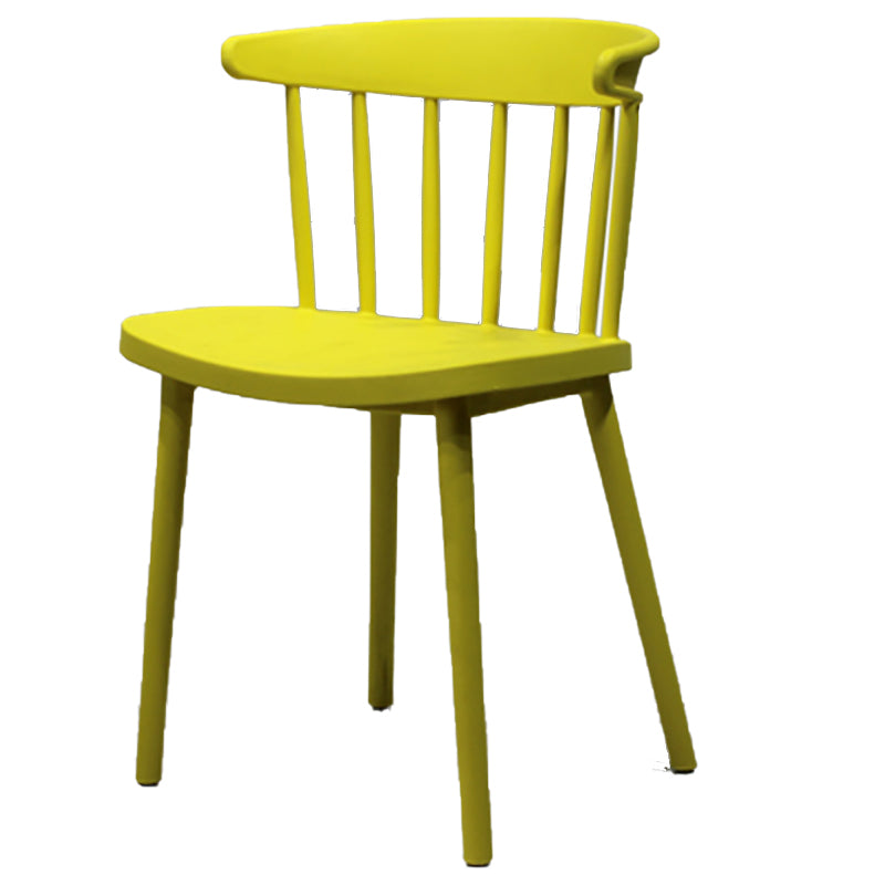 Modern Style Stackable Plastic Chair Windsor Back Folding Side Chair 16.5"x15"x29.9"