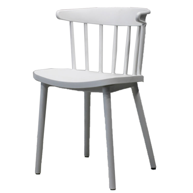 Modern Style Stackable Plastic Chair Windsor Back Folding Side Chair 16.5"x15"x29.9"