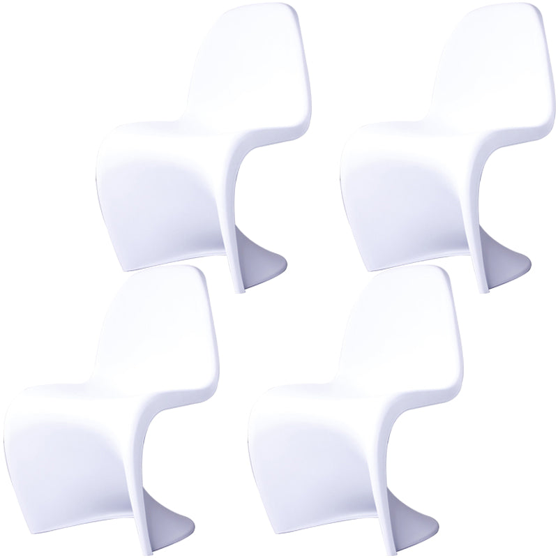 Nordic Style Chair Plastic Home Side Chair for Dining Room 19.6"x22.6"x33.4"