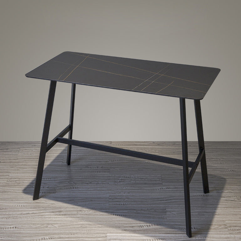 Contemporary Rectangle Table Dining Bar Counter Table for Kitchen