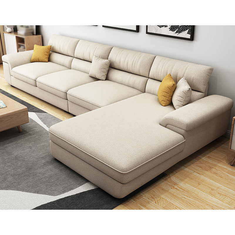 Casual Removable Cushions Sectionals 37.4"H Pillow Top Arm Sofa with 4 Pillows