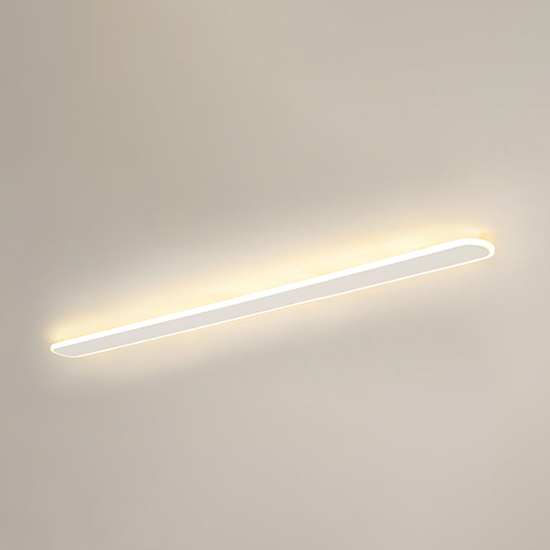 Moderno striscia a led soffitto luce metall