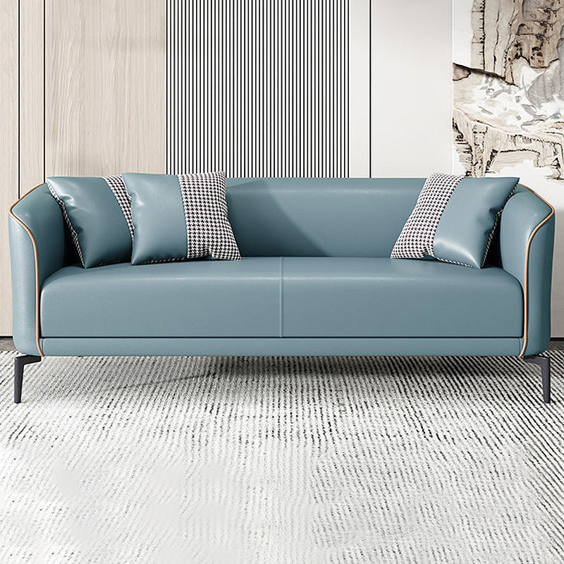 Contemporary Tuxedo Arm Sofa Tight Back Loveseat for Living Room