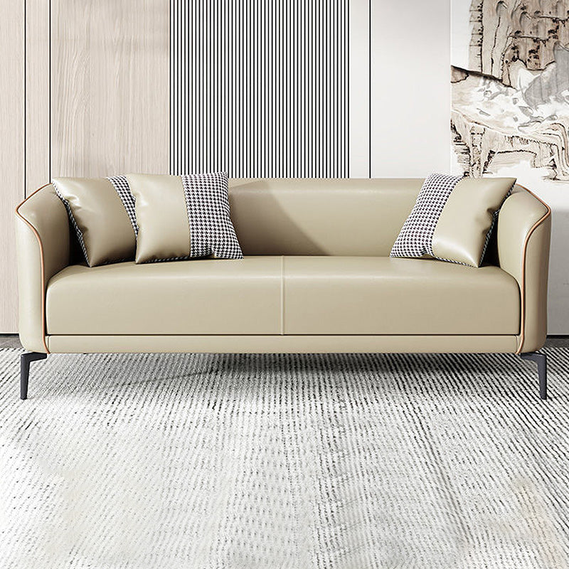 Contemporary Tuxedo Arm Sofa Tight Back Loveseat for Living Room