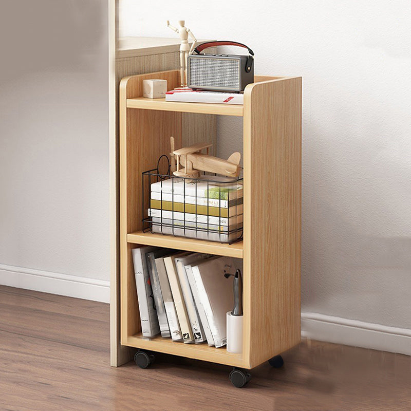 Wooden Bookcase Contemporary Style Book Shelf for Home Office