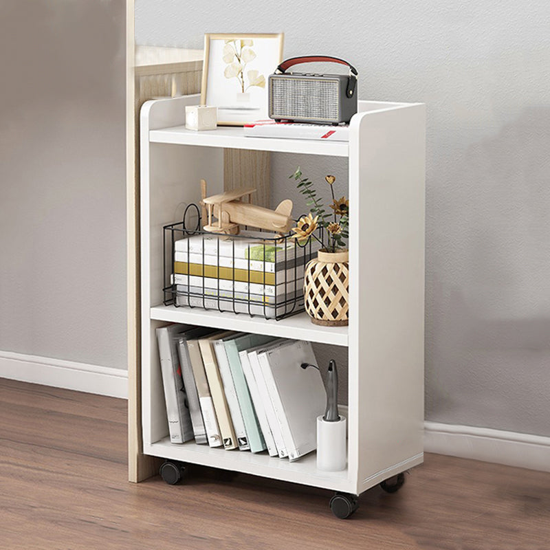 Wooden Bookcase Contemporary Style Book Shelf for Home Office