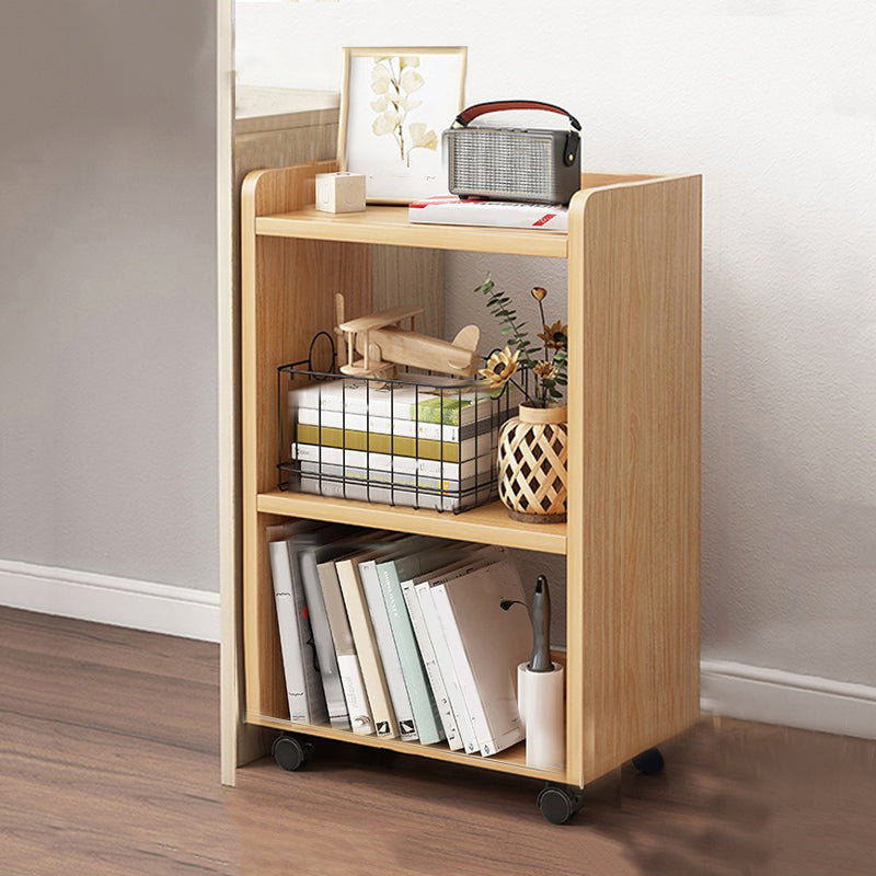 Wooden Bookcase Contemporary Style Book Shelf for Home Office