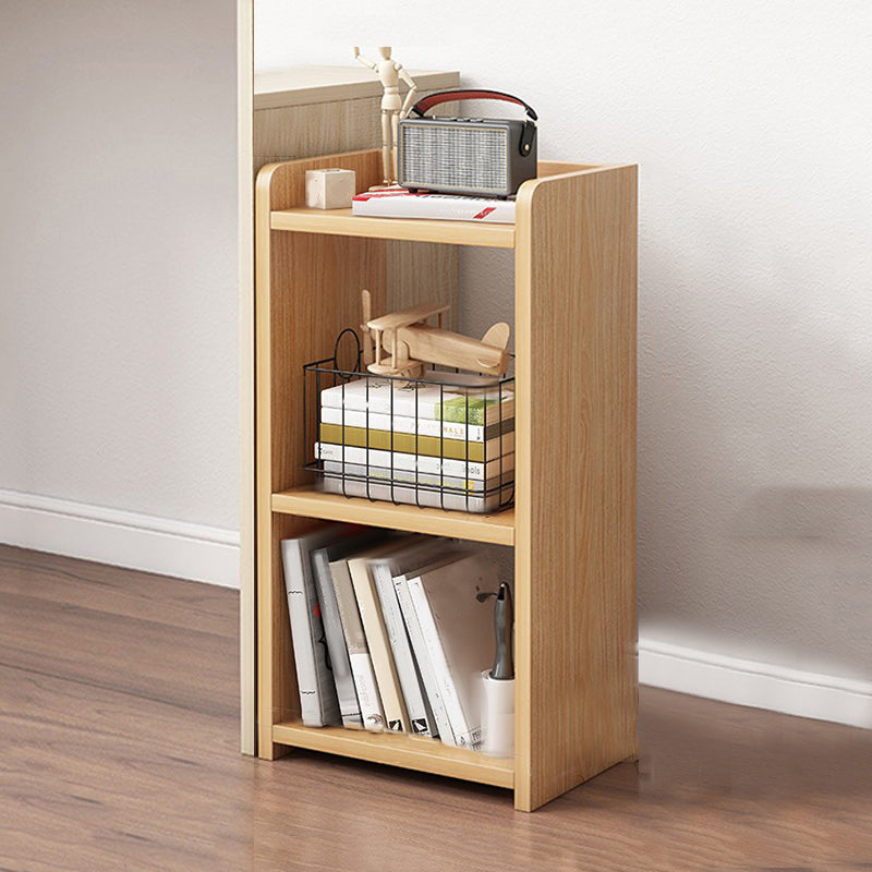 Wooden Bookcase Contemporary Style Book Shelf for Home Office