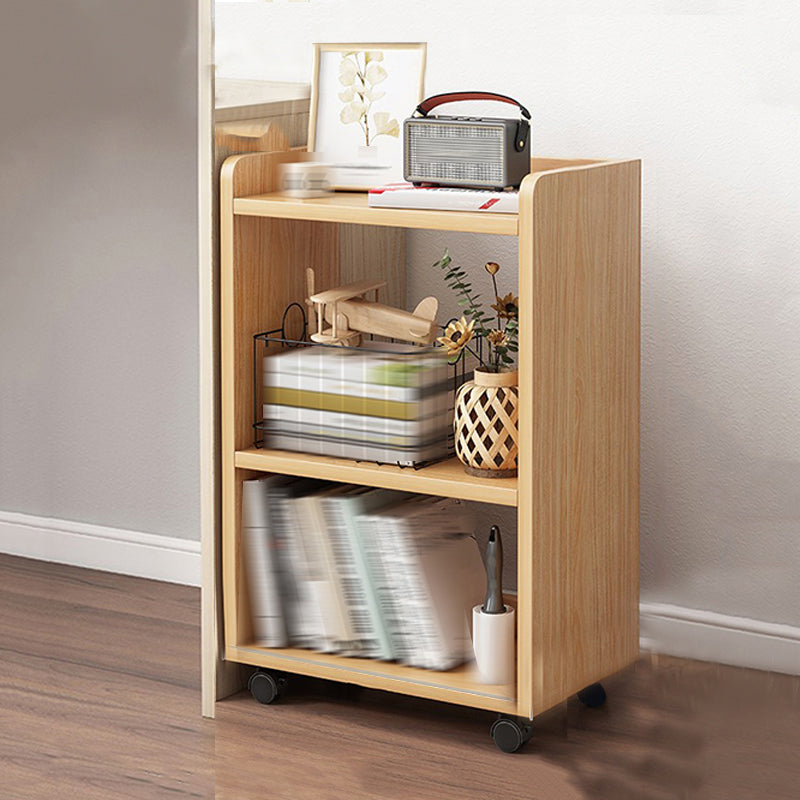 Wooden Bookcase Contemporary Style Book Shelf for Home Office