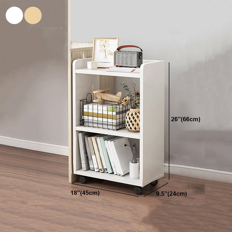 Wooden Bookcase Contemporary Style Book Shelf for Home Office