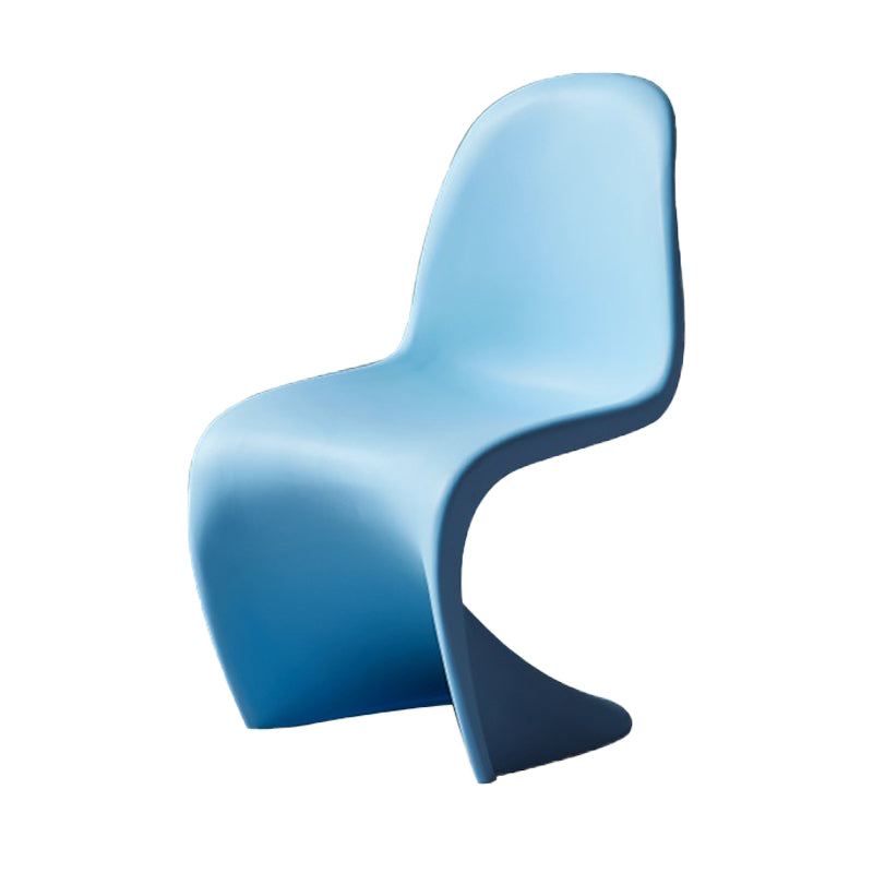 Nordic Style Armless Chair Plastic Home Side Chair for Dining Room