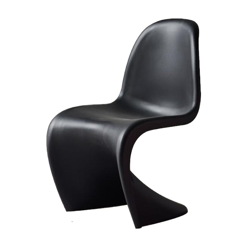 Nordic Style Armless Chair Plastic Home Side Chair for Dining Room