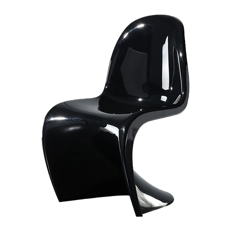 Nordic Style Armless Chair Plastic Home Side Chair for Dining Room