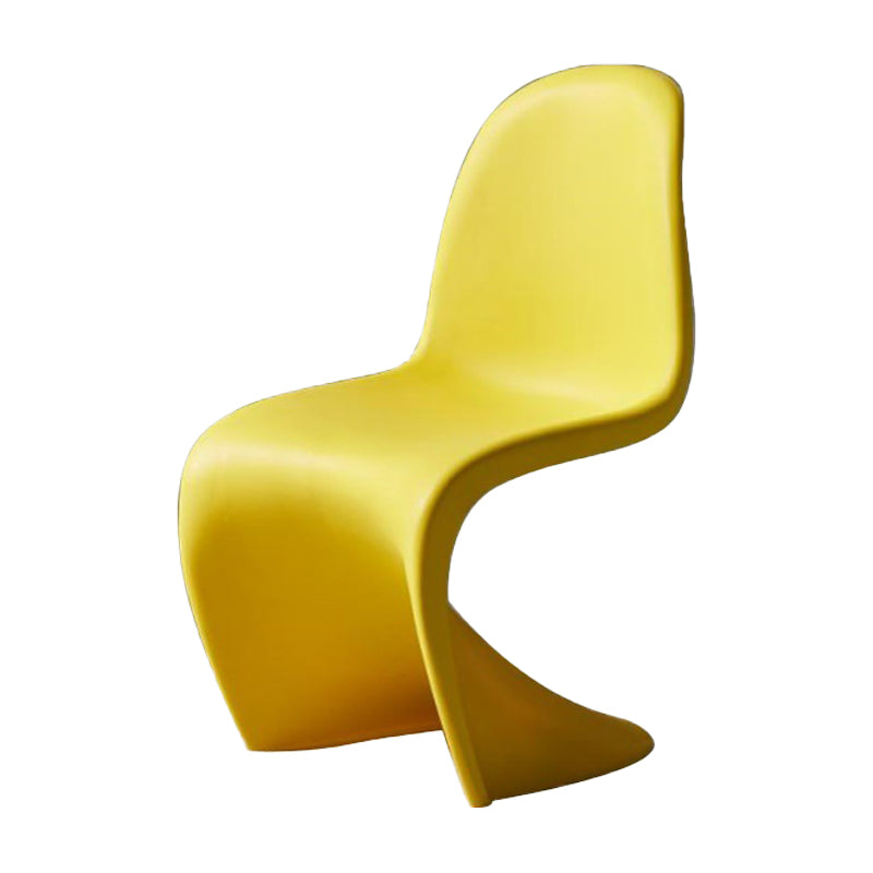 Nordic Style Armless Chair Plastic Home Side Chair for Dining Room