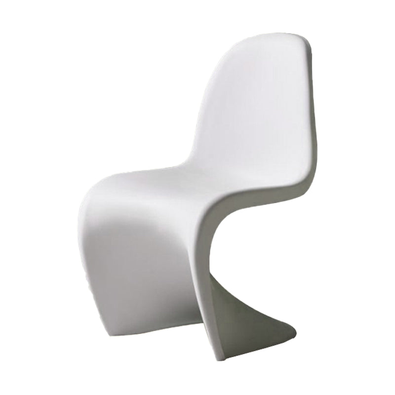 Nordic Style Armless Chair Plastic Home Side Chair for Dining Room