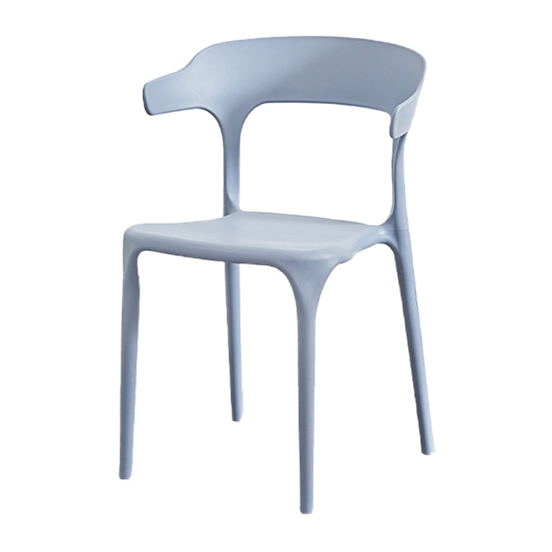 Nordic Style Arm Chair Plastic Stackable Chair for Dining Room