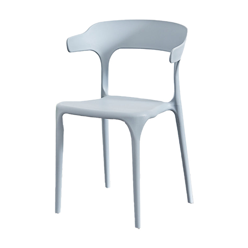 Nordic Style Arm Chair Plastic Stackable Chair for Dining Room