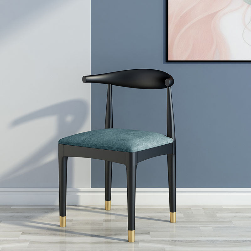 Industrial Style Open Back Side Chair Upholstered Side Chairs for Home