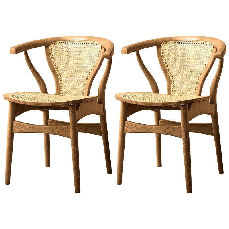 Traditional Style Chairs Dining Wooden Armless Chairs for Kitchen