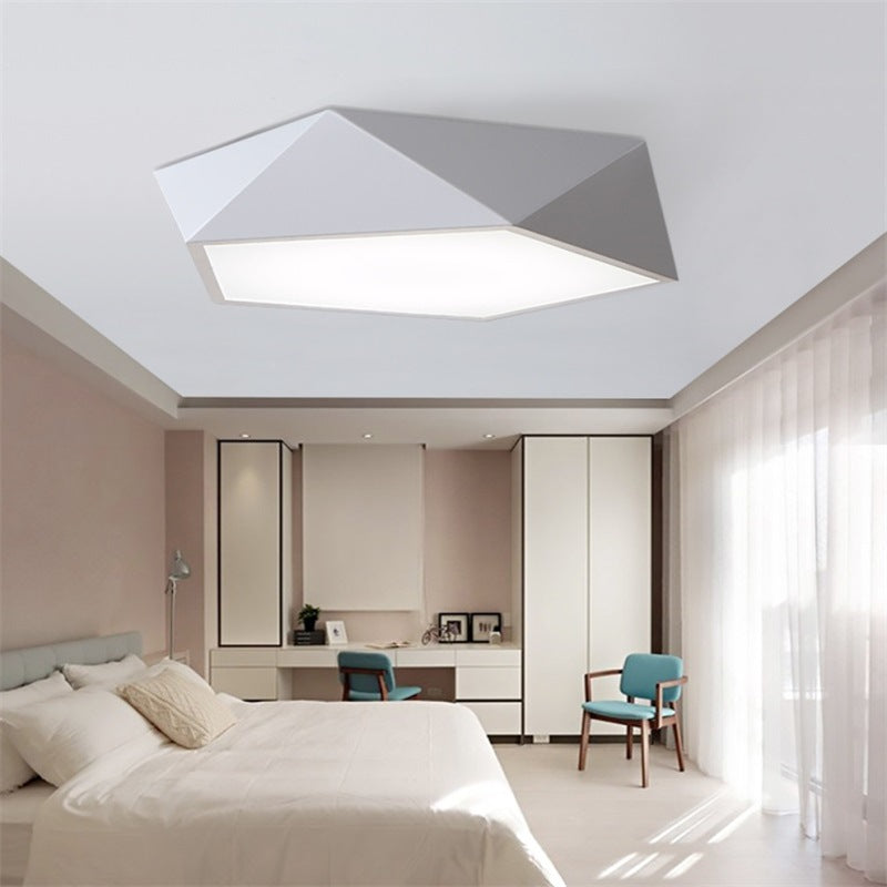 Simplicity Ceiling Fixture Contemporary Metal LED Flush Mount Light