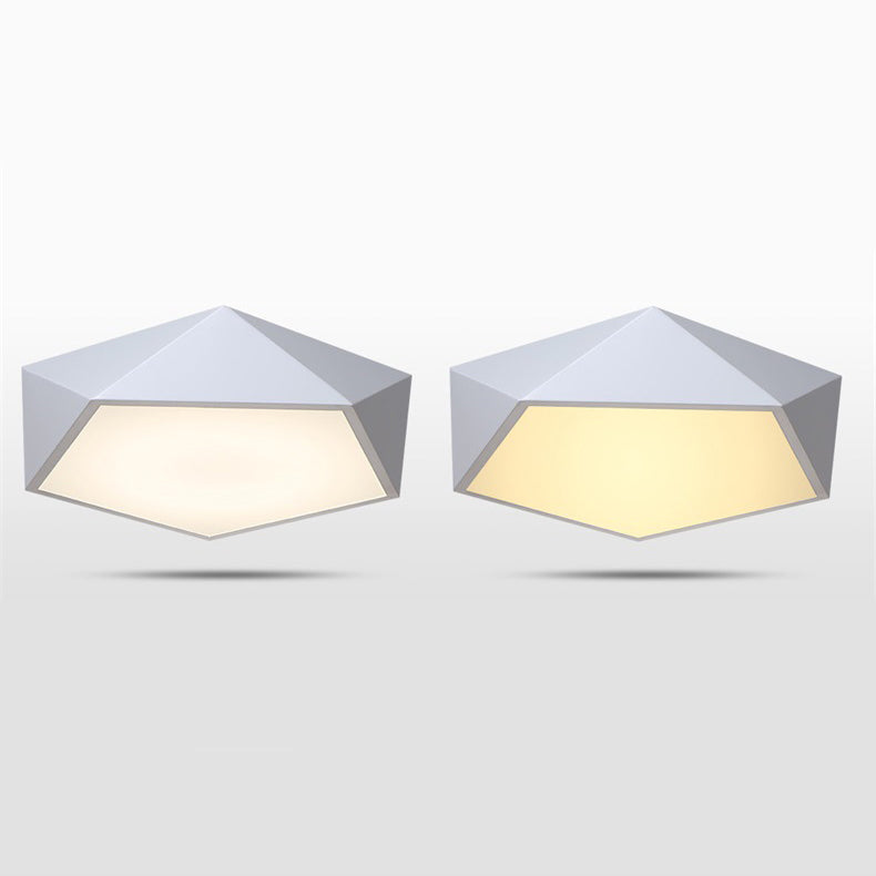 Simplicity Ceiling Fixture Contemporary Metal LED Flush Mount Light