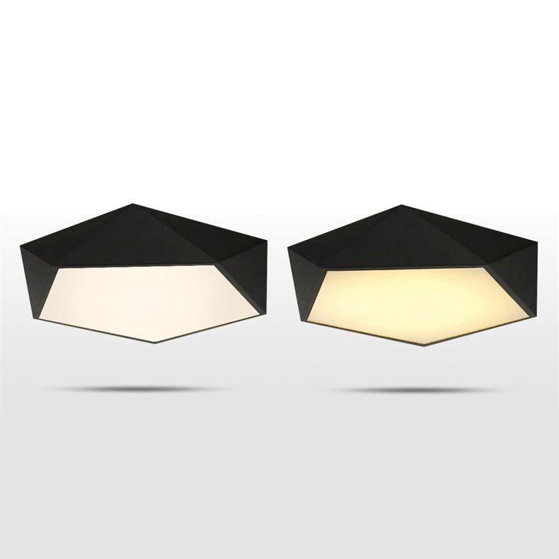 Simplicity Ceiling Fixture Contemporary Metal LED Flush Mount Light