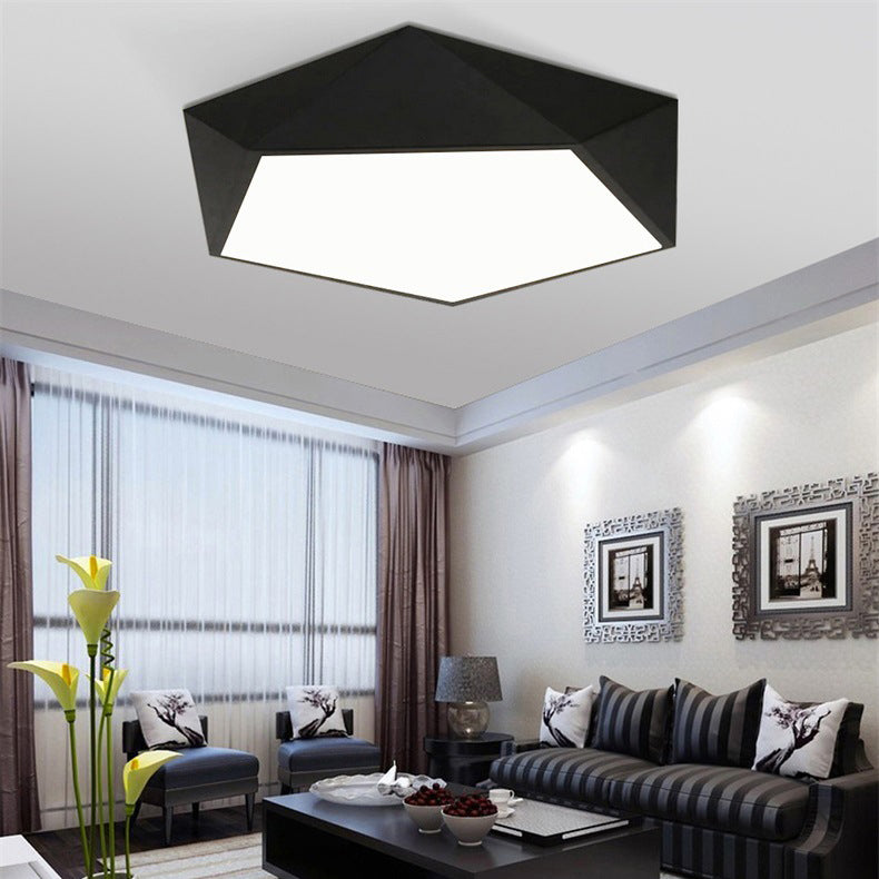 Simplicity Ceiling Fixture Contemporary Metal LED Flush Mount Light