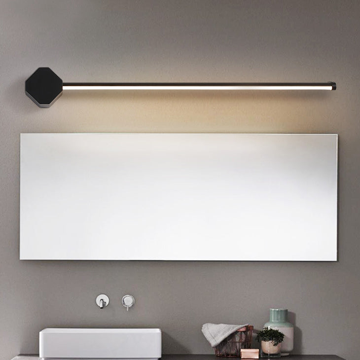 1-Light Linear Murce Sconce Modern Style Metal Applexe Lampe for Shower Room