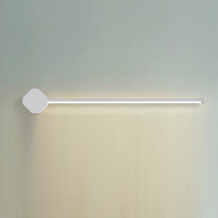 1-Light Linear Murce Sconce Modern Style Metal Applexe Lampe for Shower Room