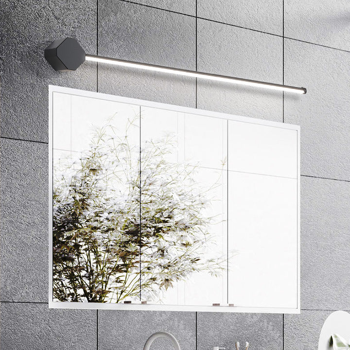 1-Light Linear Murce Sconce Modern Style Metal Applexe Lampe for Shower Room