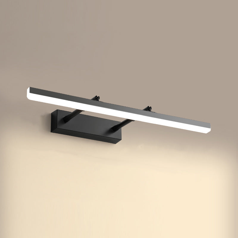 1-licht lineaire wandwandcontract moderne stijl metalen sconce lamp voor badkamer