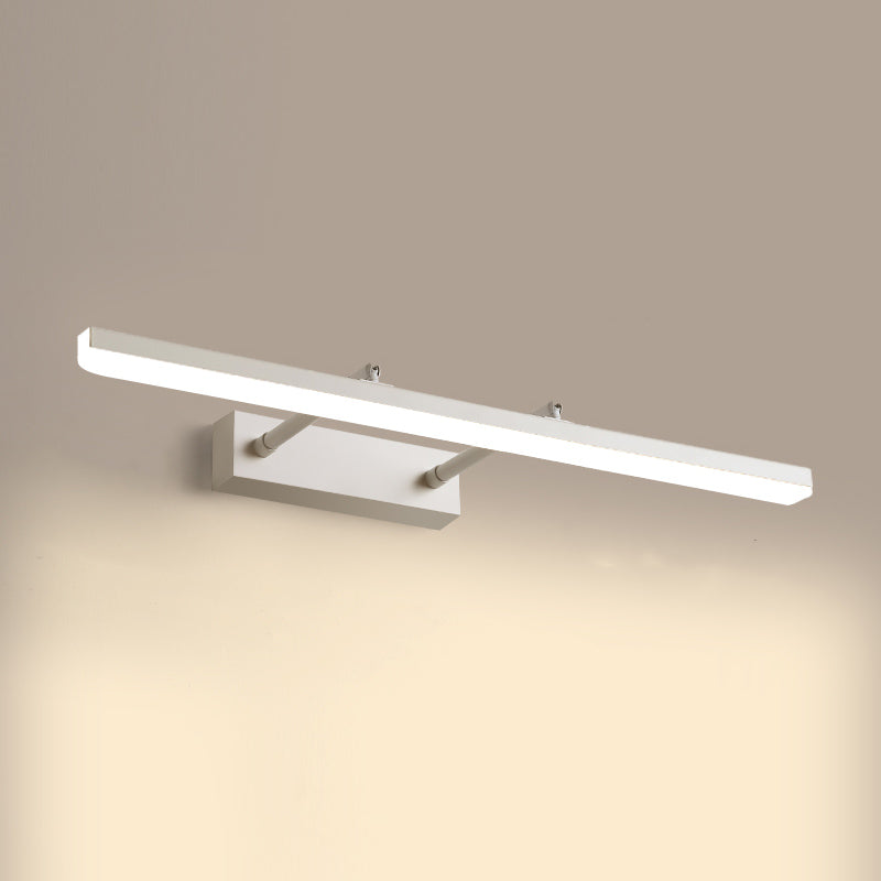 1-licht lineaire wandwandcontract moderne stijl metalen sconce lamp voor badkamer