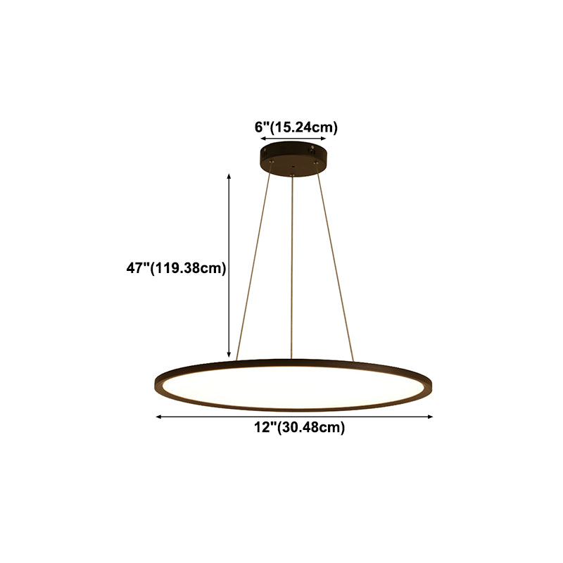 Modern Style Hanging Lighting Fixture Household Simple Chandelier for Sitting Room